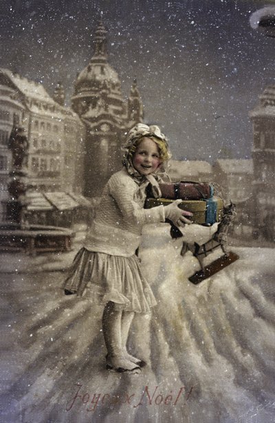 Little Girl in the Snow by French Photographer